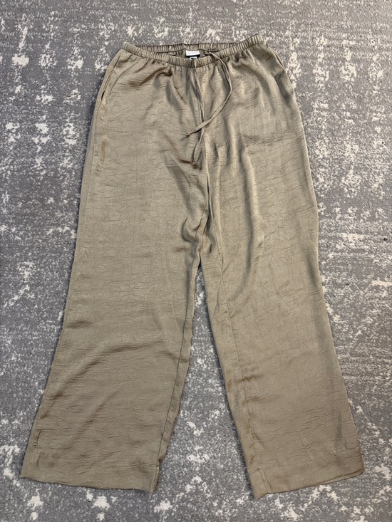 a new day Pants - a new day Olive-Taupe Wide Leg Drawstring Pants
